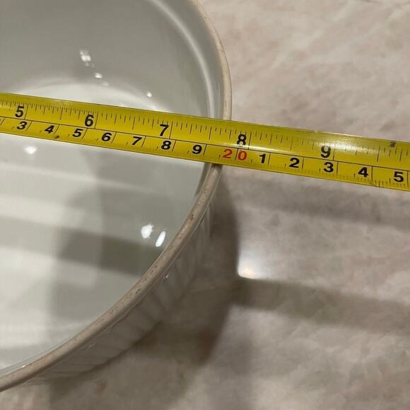 Apilco France vintage souffle' dish 7-3/4” - Picture 11 of 12